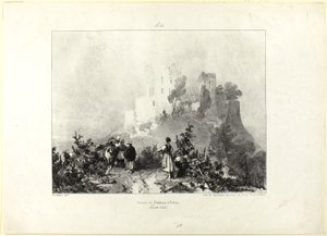 Kasteel van Arlay door Richard Parkes Bonington