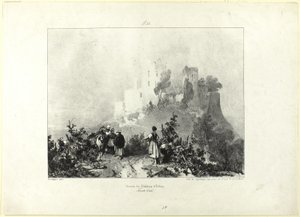 Kasteel van Arlay door Richard Parkes Bonington