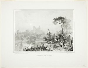 Kasteel Doune door Richard Parkes Bonington