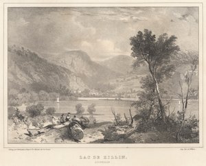 Lac de Killin door Richard Parkes Bonington
