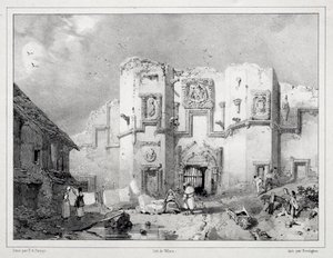 Oude poort bij Stirling, 1826 door Richard Parkes Bonington