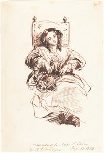 Schets van een Vrouw door Richard Parkes Bonington