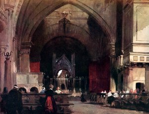 De kerk van St. Ambrogio, Milaan, begin 19e eeuw, 1929 door Richard Parkes Bonington
