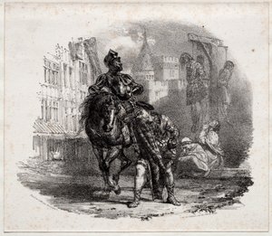 De Ontsnapping uit Kasteel Argyle door Richard Parkes Bonington