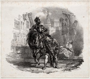 De Ontsnapping uit Argyle Castle, 1826 door Richard Parkes Bonington