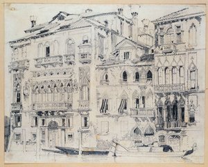 Het Grote Kanaal, Venetië, c.1826 door Richard Parkes Bonington