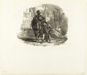 De Gehangenen door Richard Parkes Bonington