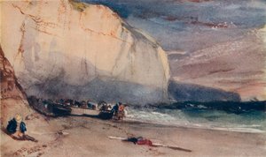 De Undercliff, 1828, 1924 door Richard Parkes Bonington