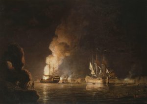 Verovering van Louisbourg 1758 door Richard Paton