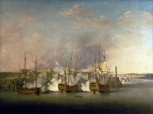 Zevenjarige Oorlog: Het bombardement van Morro Castle op 1 juli