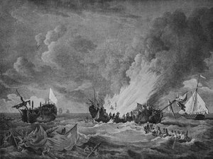 De Quebec en de Surveillante, ca. 1780