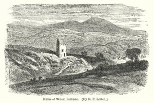 Ruïnes van Wheal Fortune door Richard Principal (after) Leitch