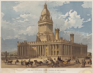 Het nieuwe stadhuis, Leeds, geopend door Hare Majesteit