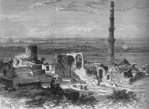 Uitzicht in de omgeving van Delhi, c1880 door Richard Principal Leitch