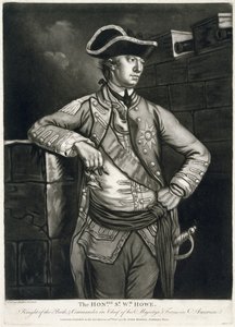 De Eerwaarde Sr. Wm. Howe, Ridder van het Bad, & Opperbevelhebber van de troepen van Zijne Majesteit in Amerika door Richard Purcell