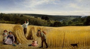 De Valleien Staan Dik Met Koren, 1865 door Richard Redgrave
