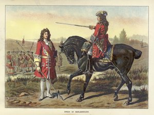 Epochs of the British Army - Epoch of Marlborough door Richard Simkin