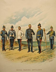 Koninklijke marine-artillerie, 1897 door Richard Simkin
