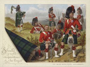 The Black Watch, Royal Highlanders (chromolitho)