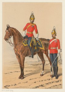 Twee Britse militairen door Richard Simkin
