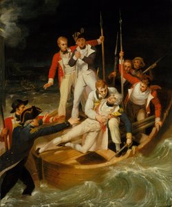 Nelson gewond bij Tenerife, 24 juli 1797