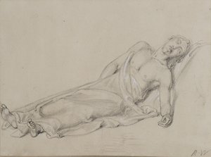 Studie (voor De Graflegging van Christus)