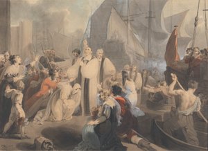 De zeven bisschoppen gaan naar het proces door Richard Westall