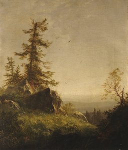 Ochtend op de berg door Richard William Hubbard