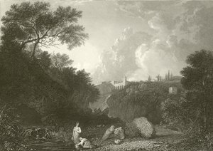 Villa van Maecenas in Tivoli door Richard Wilson