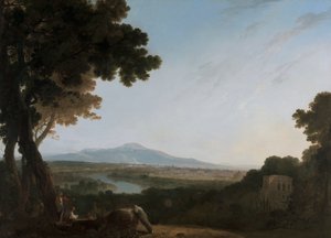 Rome vanaf de Villa Madama door Richard Wilson