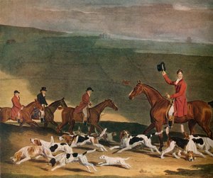 Francis Dukinfield Astley, Esq., en zijn Harriers, 1809. 1941 door Richard Woodman