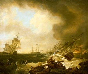 De Slag bij Quiberon Bay, 21 november 1759: de dag erna door Richard Wright