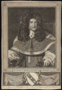 Lord Chief Justice Holt door Richard van Bleeck