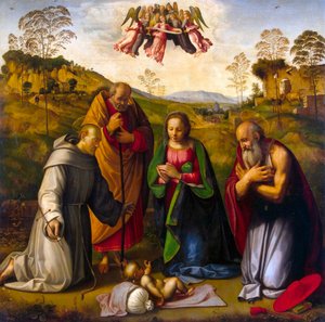 De Maagd met Kind en heiligen Franciscus en Hiëronymus, 1510s