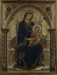Maagd en Kind op de Troon, c.1350
