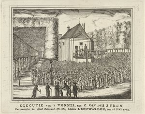 Terechtstelling van Cornelis van den Burgh, 1789