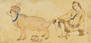 Studie van een Jonge Man en een Ram, 1630-31 of Later