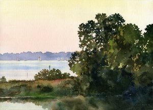 Woensdagavondraces, 2006 (aquarel op papier)