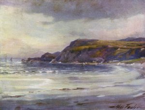 Zomeravond, Kust van Anglesey door Robert (after) Fowler