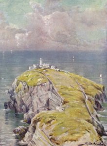 De Stack, Holyhead (kleur litho) door Robert (after) Fowler