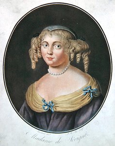 Portret van Madame de Sevigne door Robert (after) Nanteuil