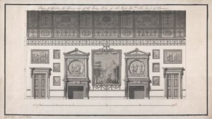 Headfort House, Eetkamer, Schouwzijde door Robert Adam