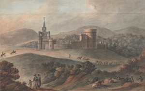 Studie voor een Stalhof van Kirkdale, Wigtownshire, Schotland door Robert Adam