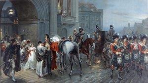 Opgeroepen naar Waterloo, Brussel, 1815, c.1898