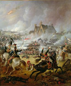 De slag bij Waterloo