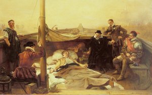 De laatste dagen van Sir Philip Sidney (1554-86), 1882 door Robert Alexander Hillingford