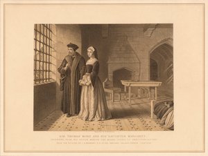 Sir Thomas More en zijn dochter Margaret
