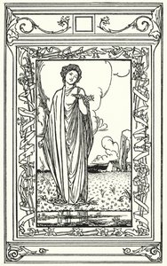 Illustratie voor Gedichten van John Keats (litho) door Robert Anning Bell