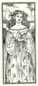 Illustratie voor Gedichten van John Keats (litho)