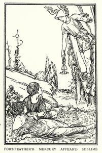 Illustratie voor Gedichten van John Keats: Endymion (litho) door Robert Anning Bell
